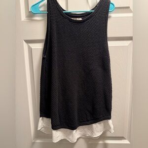 💙💙LOFT Mixed Media Sleeveless Sweater